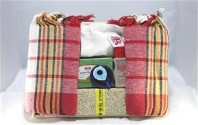 Pestamel Bath Set (Red)