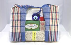 Pestamel Bath Set (Blue)